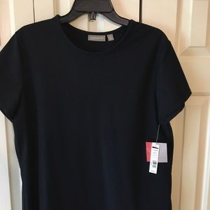 Croft and Barrow Shirt - black short sleeve shirt